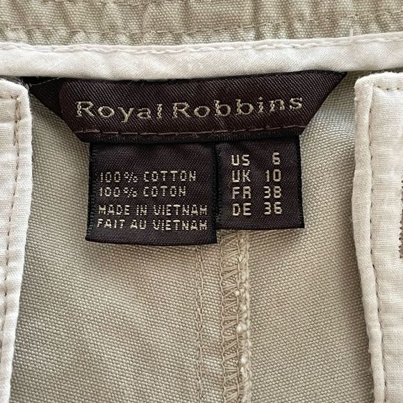 Royal Robbins beige high rise capris - Picture 8 of 10
